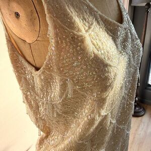 Vintage Sequin Beaded Fancy Tank 36
